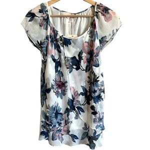 Blousology Floral Print Blouse